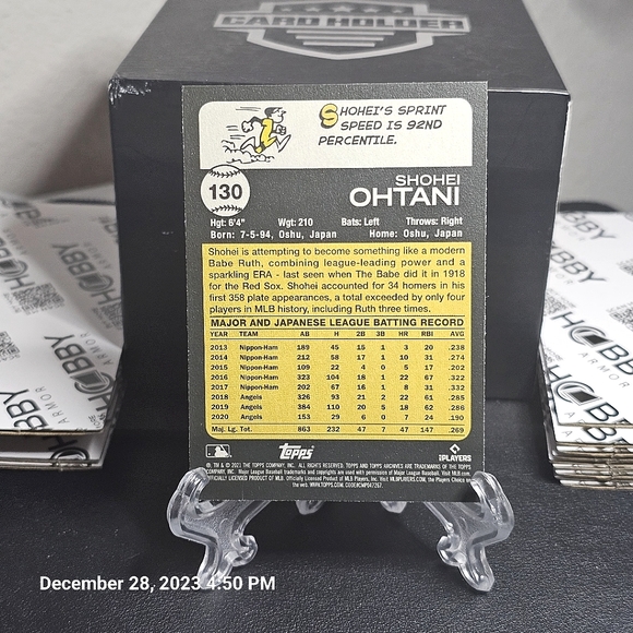 ⚾️ N/M! Shohei Ohtani 21' Topps Archives (73' Retro Design) #130 - Picture 2 of 2